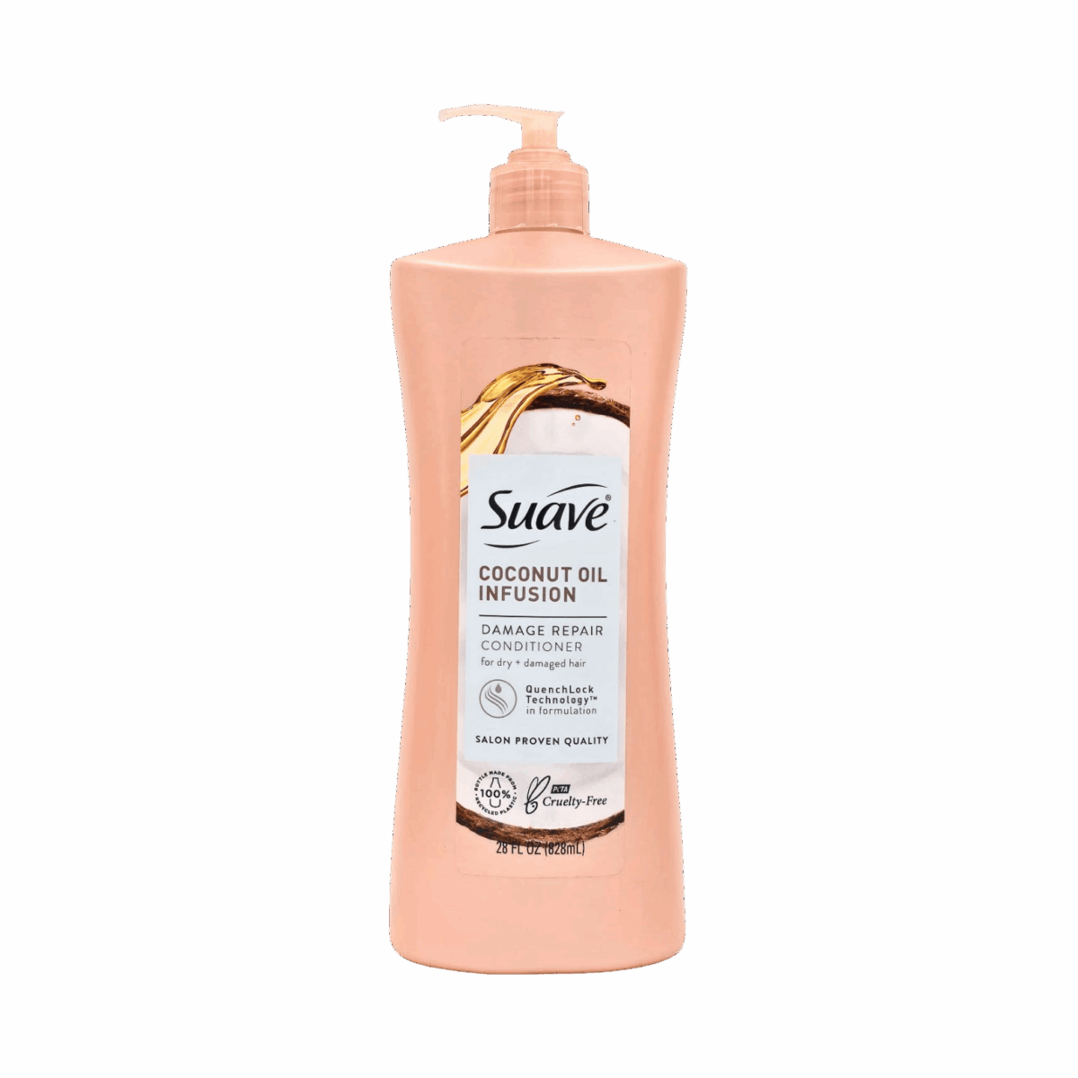 SUAVE-CONDITIONER-828ml-US-W-COCONUT OIL INFUSION DAMAGE REPAIR - Image 1