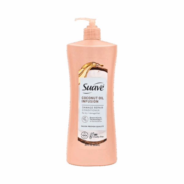 SUAVE-CONDITIONER-828ml-US-W-COCONUT OIL INFUSION DAMAGE REPAIR