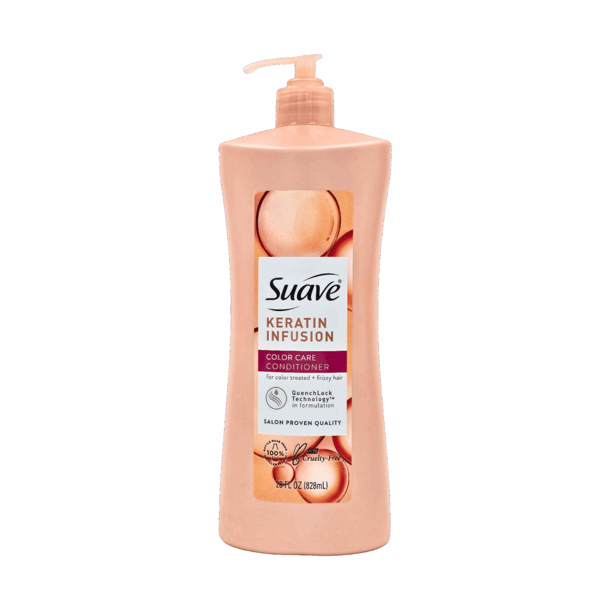 SUAVE-CONDITIONER-828ml-US-W-KERATIN INFUSION COLOR CARE - Image 1