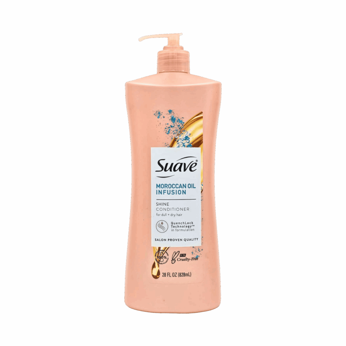 SUAVE-CONDITIONER-828ml-US-W-MOROCCAN OIL INFUSION SHINE - Image 1