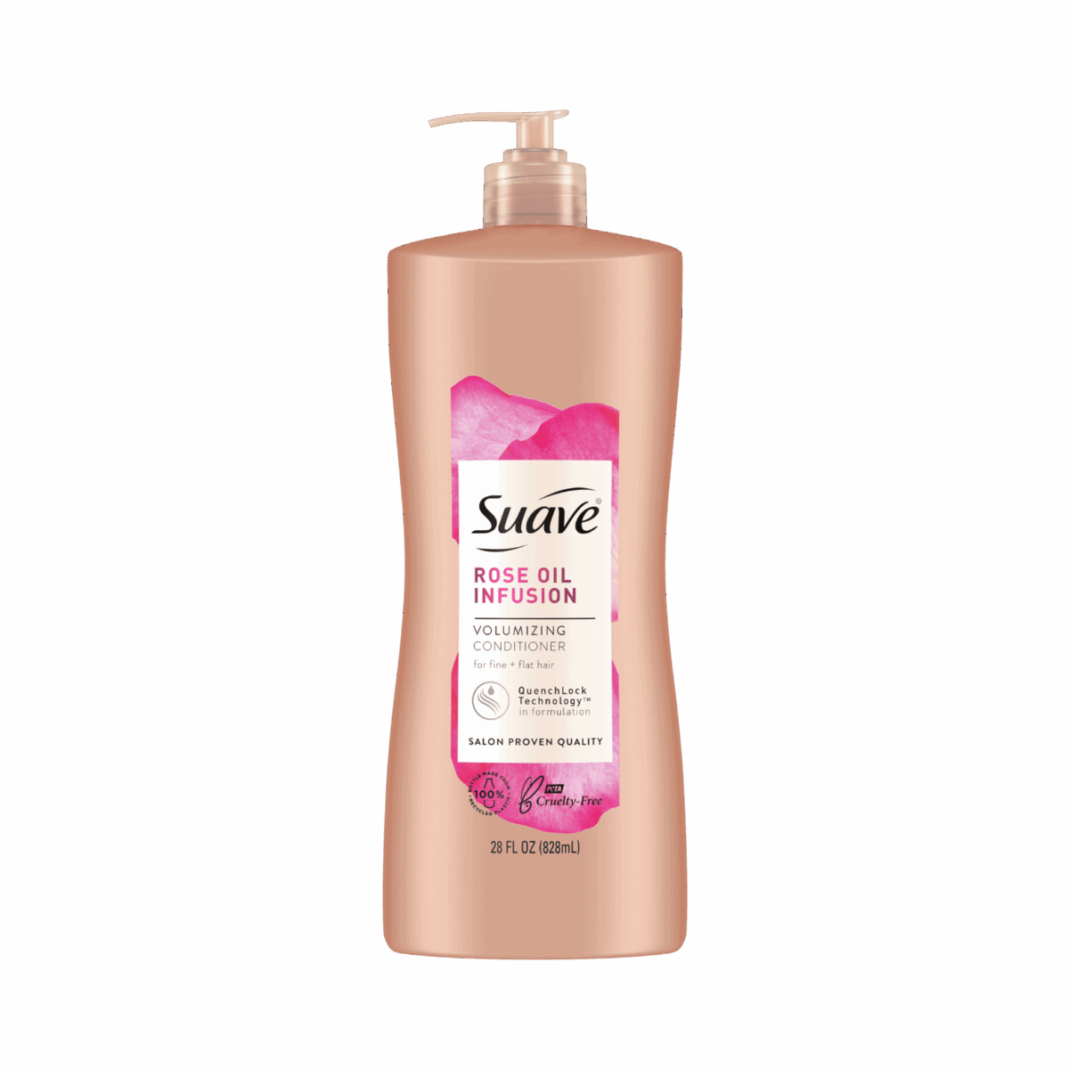 SUAVE-CONDITIONER-828ml-US-W-ROSE OIL INFUSION VOLUMIZING - Image 1