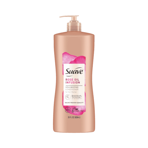 SUAVE-CONDITIONER-828ml-US-W-ROSE OIL INFUSION VOLUMIZING