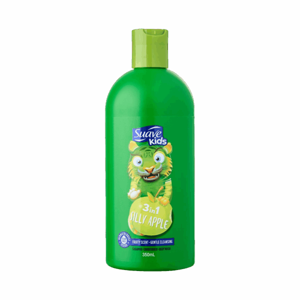 SUAVE-SHAMPOO-350ml-TH-KIDS-3 IN 1 SILLY APPLE