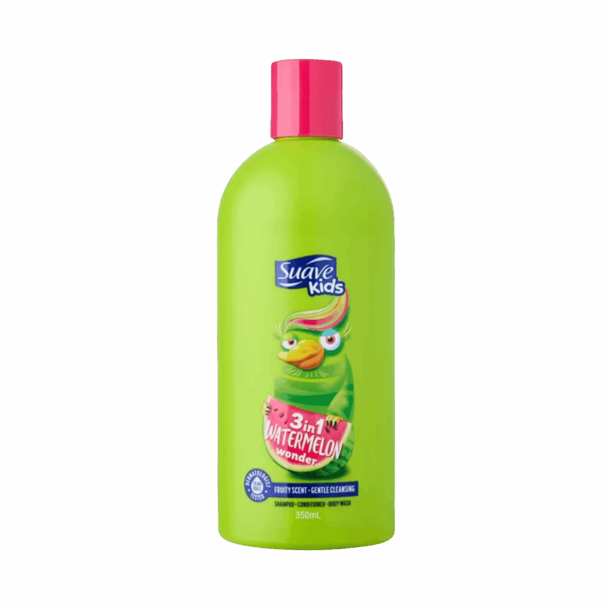 SUAVE-SHAMPOO-350ml-TH-KIDS-3 IN 1 WATERMELON WONDER - Image 1