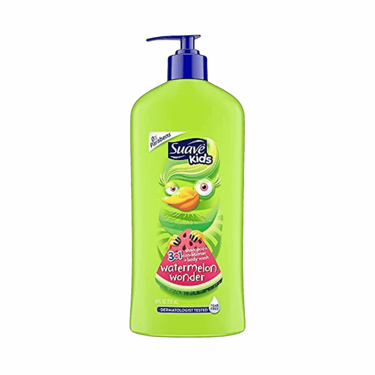 SUAVE-SHAMPOO-532ml-US-KIDS-3 IN 1 WATERMELON WONDER - Image 1