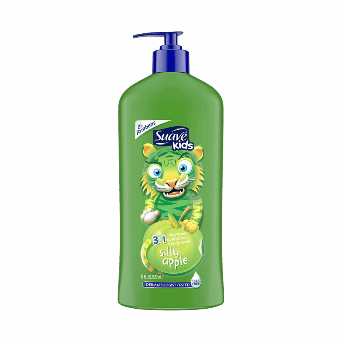 SUAVE-SHAMPOO-532ml-US-KIDS-SILLY APPLE 3 IN 1 - Image 1