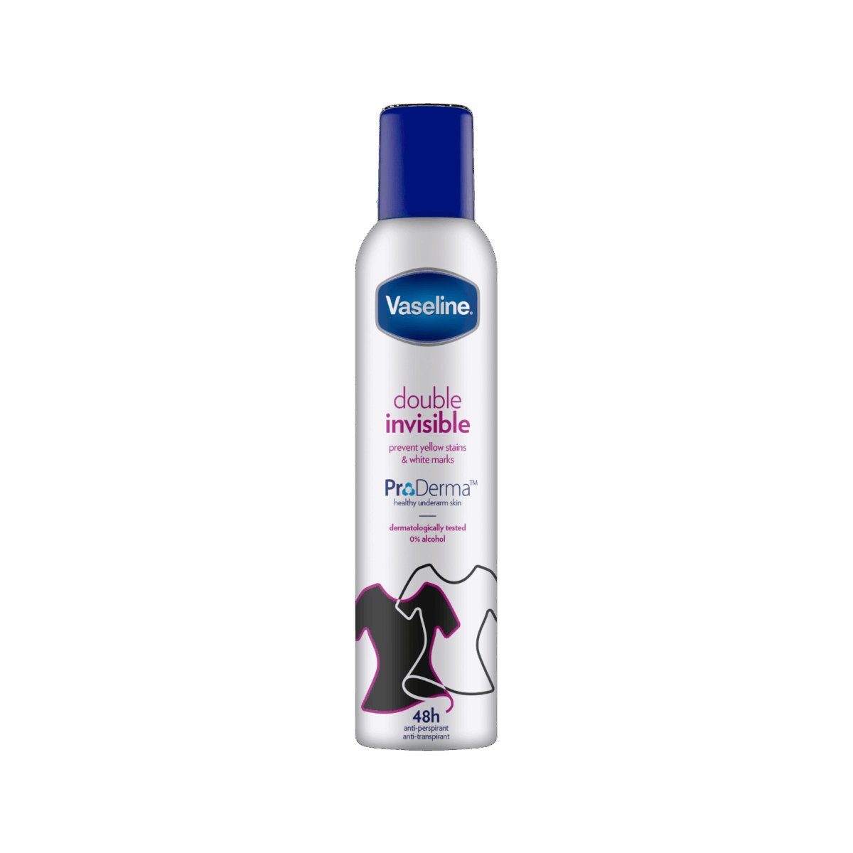 VASELINE-DEO SPRAY-250ml-IT-W-DOUBLE INVISIBLE PRO DERMA 48H - Image 1