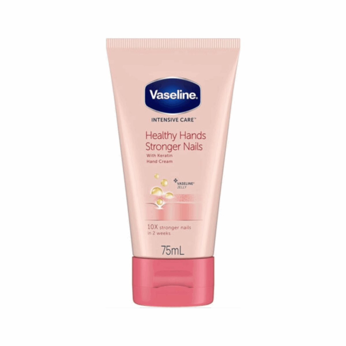VASELINE-HAND CREAM-75ml-PL-W-HEALTHY HANDS STRONGER NAILS - Image 1