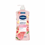 VASELINE-LOTION-500ml-TH-W-SUPERFOOD PEACH (PUMP)