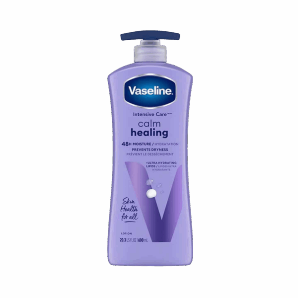 VASELINE-LOTION-600ml-US-W-CALM HEALING (PUMP)