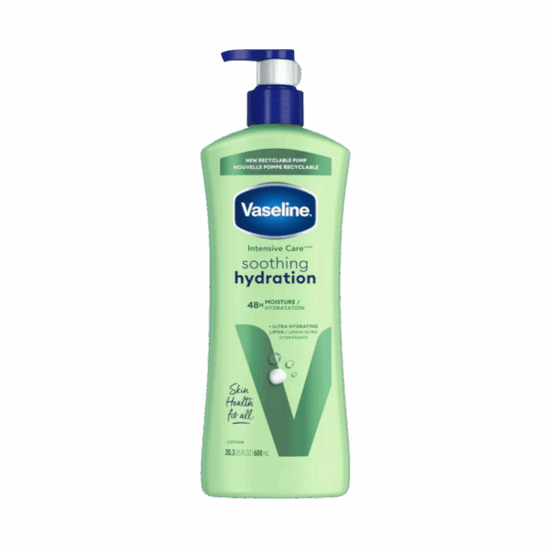 VASELINE-LOTION-600ml-US-W-SOOTHING HYDRATION (PUMP)