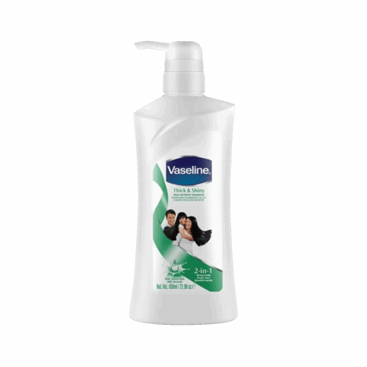 VASELINE-SHAMPOO-650ml-IN-M/W-THICK & SHINY - Image 1