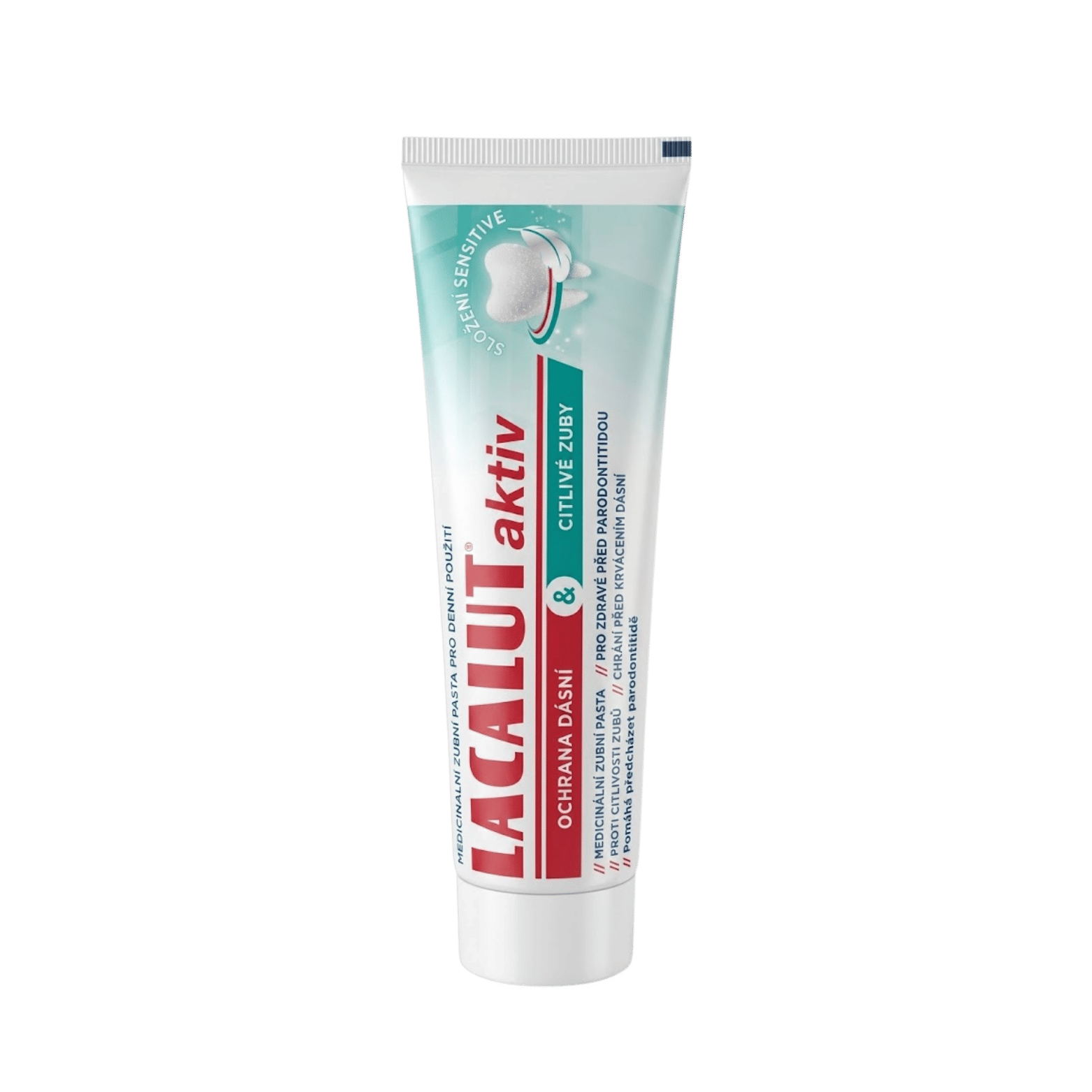 LACALUT-TOOTHPASTE-75ml-DE-M_W-AKTIV OCHRANA DASIEN & CITLIVE ZUBY LACALUT-TOOTHPASTE-75ml-DE-M/W-AKTIV OCHRANA DASIEN & CITLIVE ZUBY - Image 1