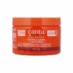 CANTU-HAIR CREAM-354ml-US-W-SHEA BUTTER DEFINE & SHINE CUSTARD (BC)