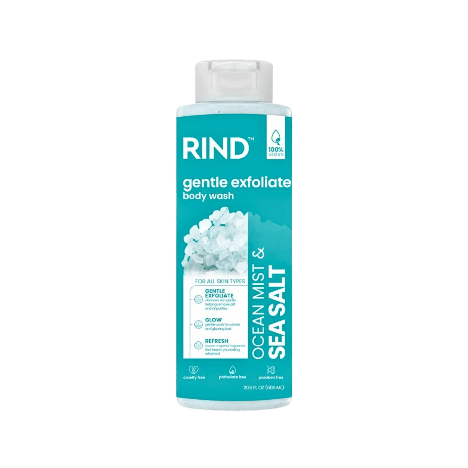 RIND-BODY WASH-606ml-US-W-GENTLE EXFOLIATE OCEAN MIST & SEA SALT (BC) RIND-BODY WASH-606ml-US-W-GENTLE EXFOLIATE OCEAN MIST & SEA SALT (BC) - Image 1