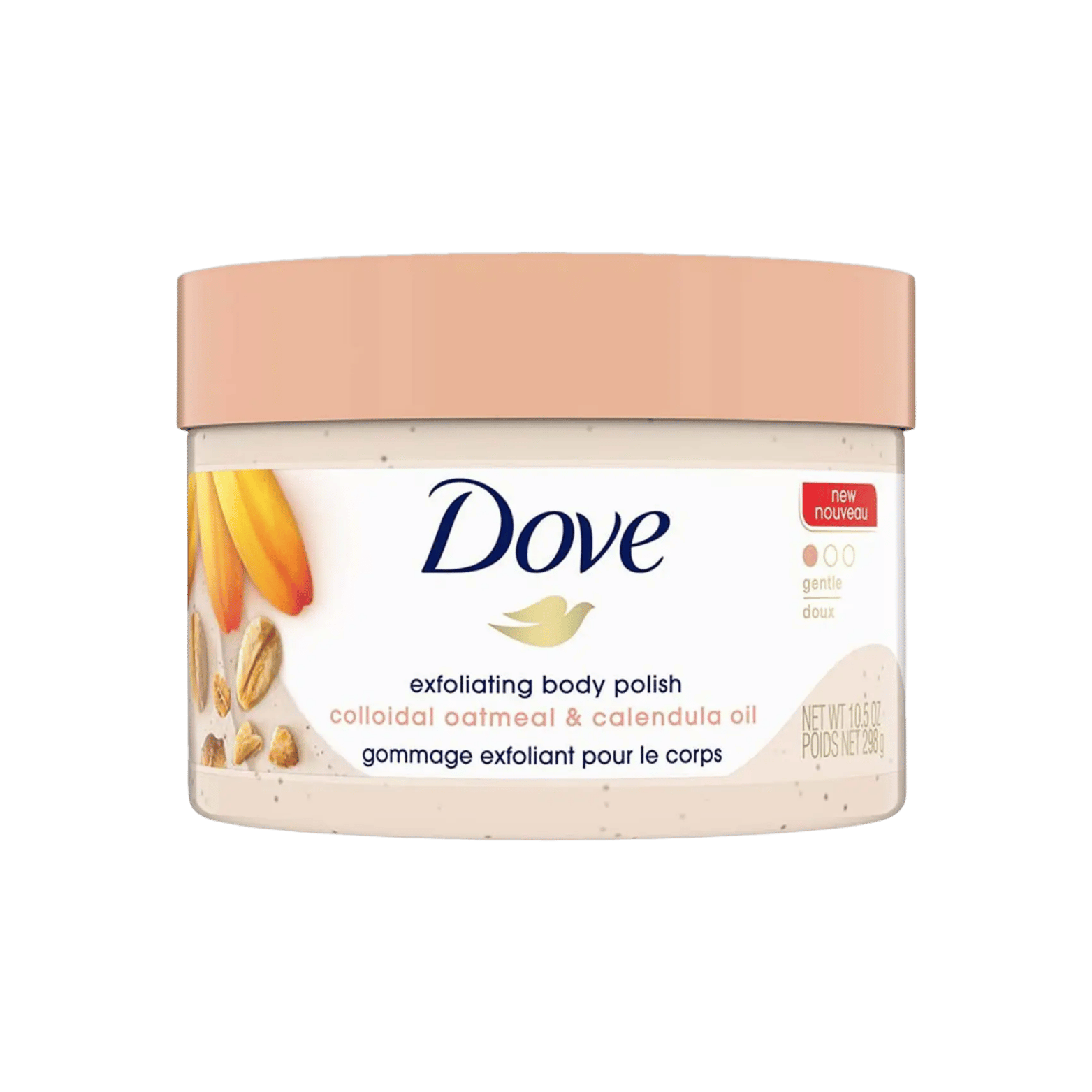 DOVE-BODY SCRUB-298G-SK-W-COLLOIDAL OATMEAL & CALENDULA OIL (BC) DOVE-BODY SCRUB-298G-SK-W-COLLOIDAL OATMEAL & CALENDULA OIL (BC) - Image 1